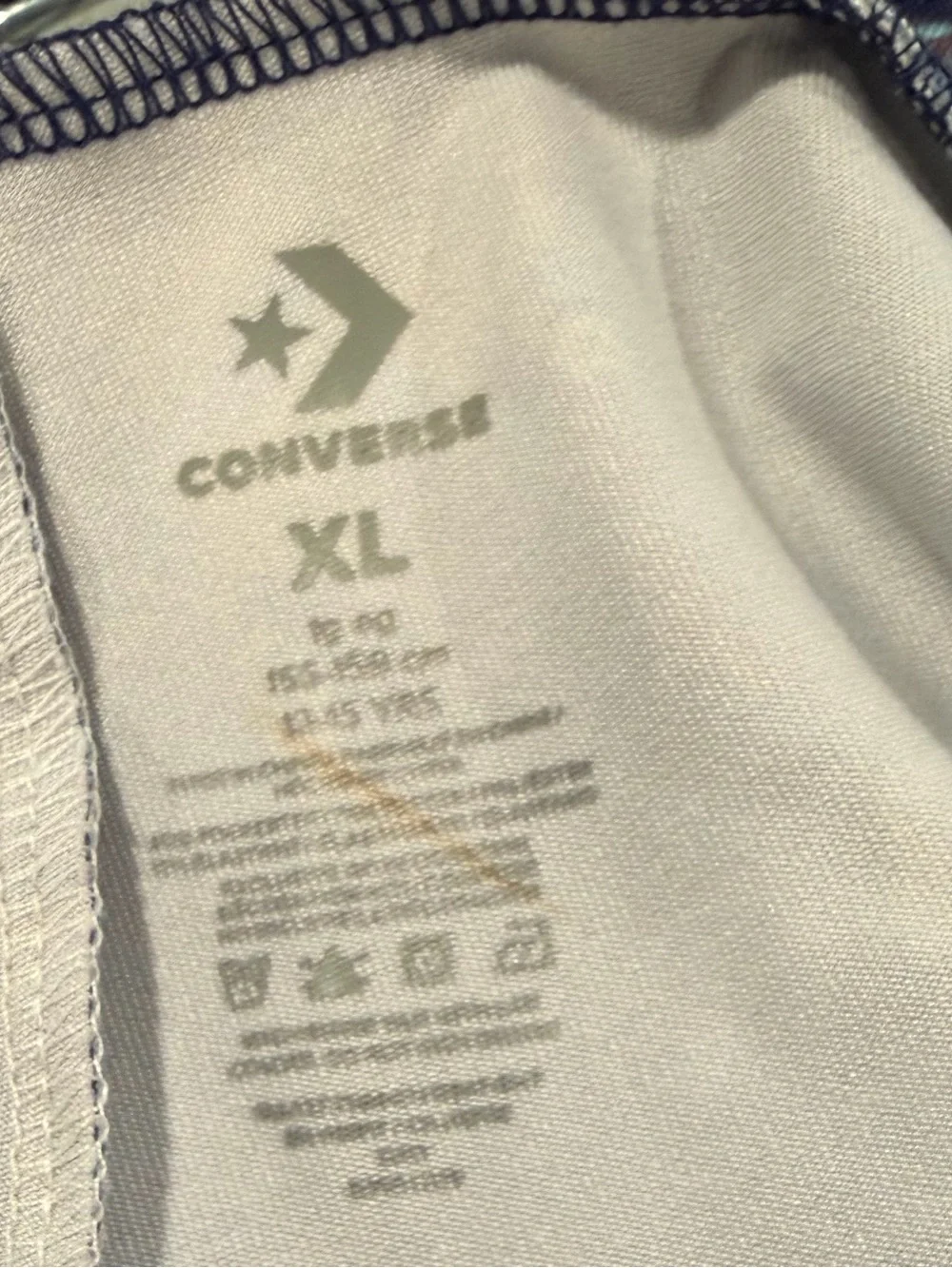 Converse Navy Floral Print Girls' Leggings